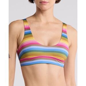 NWT Vitamin A® Sienna Scoop Neck Bikini Top, Size Small